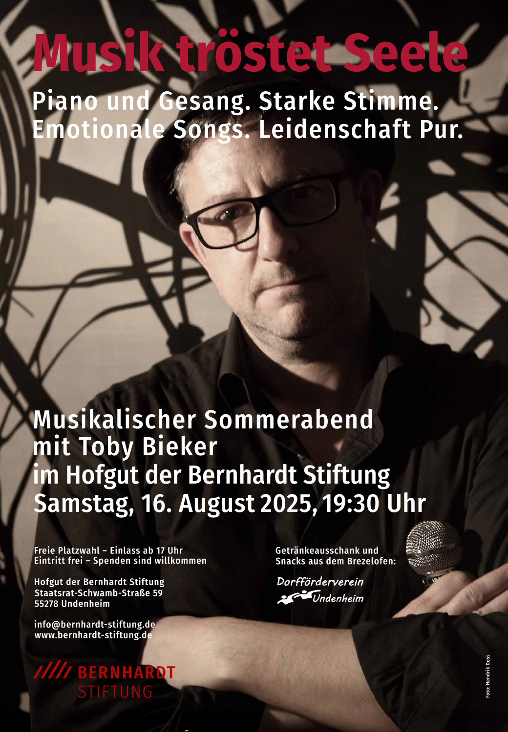 Musikalischer Sommerabend mit Toby Bieker